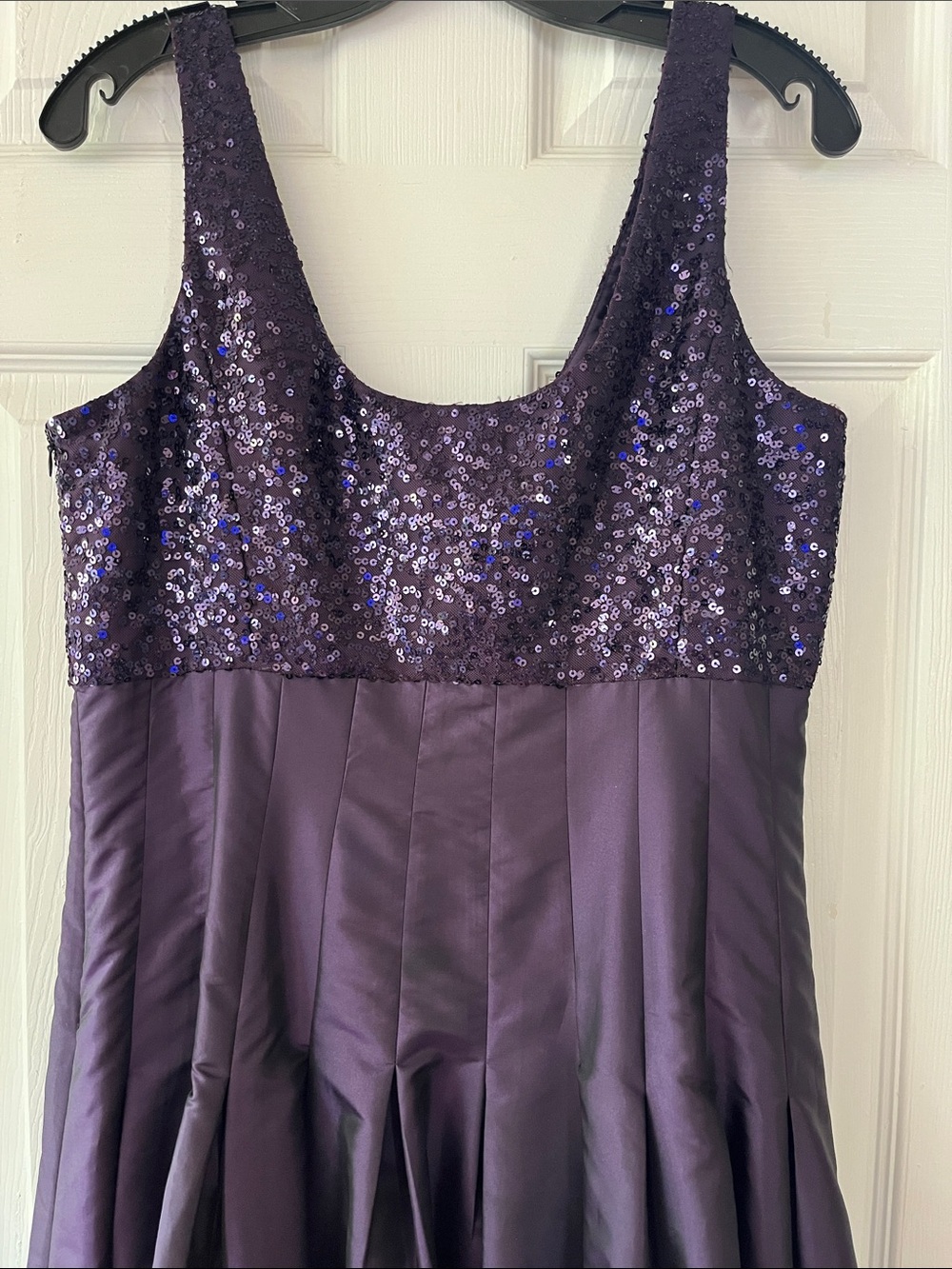 Calvin Klein Purple Sequin Bodice Maxi Dress - Picture 4 of 6